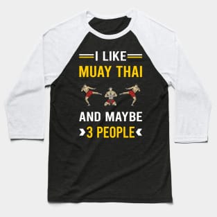 3 People Muay Thai Baseball T-Shirt